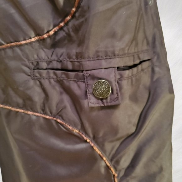 Cole Haan Knee-Length Black (80%) Down Puffer Coat Size M - Picture 10 of 16